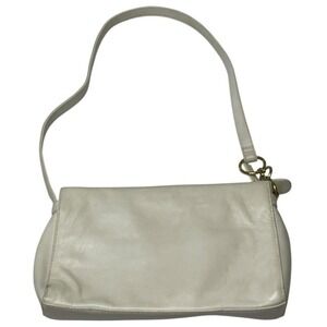 Coletta Leather Shoulder Bag Purse Chic Cream *READ*